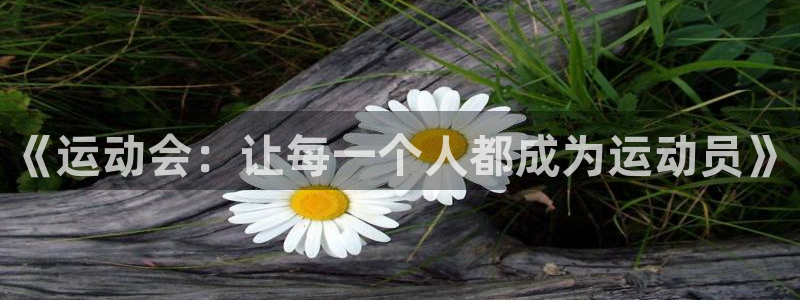 J9官方正版app集团官网网址：《运动会：让每一个人