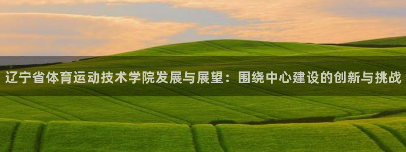 J9官网下载平台：辽宁省体育运动技术学院发展与展望：