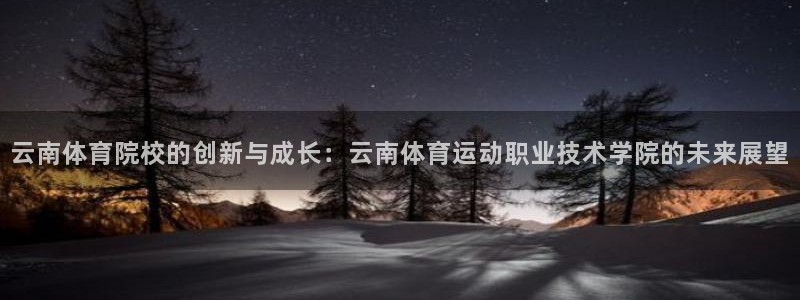 九游官网破解版：云南体育院校的创新与