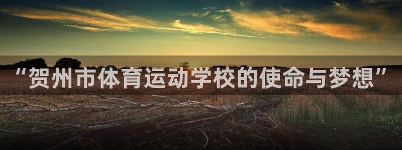  九游官网逃跑吧少年：“贺州市体育运动学校的使命与梦想”
